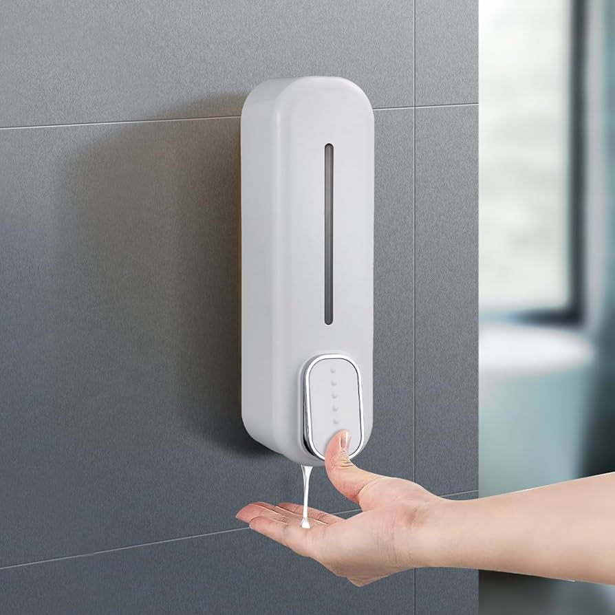 Wall Mounted Liquid Hand Soap Dispenser, Wall Hanging Sanitizer Dispenser, Liquid Shower Soap Dispenser, Multipurpose Soap Dispenser Wall Mounted Liquid Hand Soap Dispenser, Wall Hanging Sanitizer Dispenser, Liquid Shower Soap Dispenser, Multipurpose Soap Dispenser